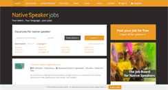 Desktop Screenshot of nativespeakerjobs.com
